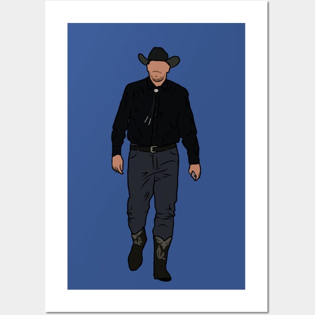 Cowboy Luka Wall Art by rattraptees